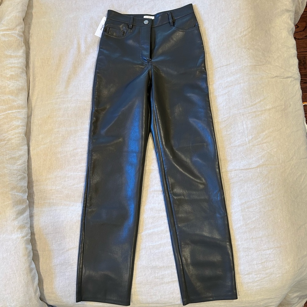 Aritzia Melina Leather Pant Size 0